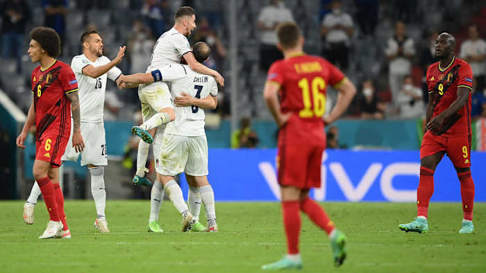Italy beats Belgium in the Euro 2020 quarterfinals
